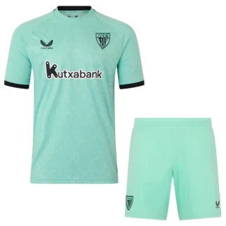 Athletic Bilbao Barn Tredjeställ 2025/26 – Kortärmad Fotbollsställ med Shorts