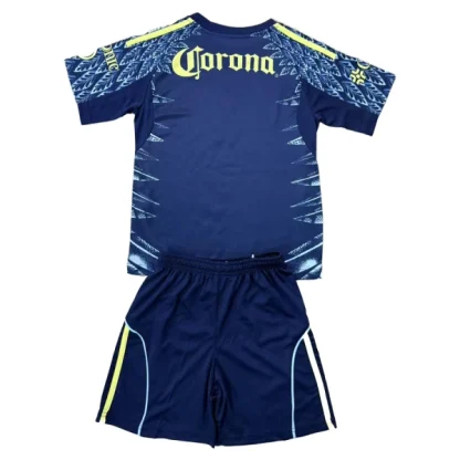 Club América Barn Bortaställ 2025/26 – Kortärmad Fotbollsställ med Shorts-1