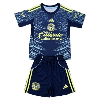 Club América Barn Bortaställ 2025/26 – Kortärmad Fotbollsställ med Shorts