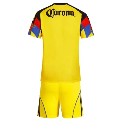 Club América Barn Hemmaställ 2025/26 – Kortärmad Fotbollsställ med Shorts-1