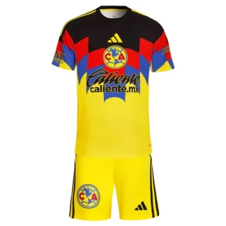 Club América Barn Hemmaställ 2025/26 – Kortärmad Fotbollsställ med Shorts
