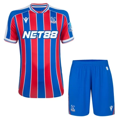 Crystal Palace Barn Hemmaställ 2025/26 – Kortärmad Fotbollsställ med Shorts