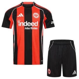 Eintracht Frankfurt Barn Hemmaställ 2025/26 – Kortärmad Fotbollsställ med Shorts