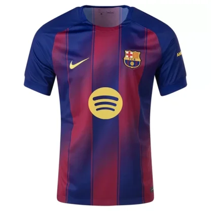 FC Barcelona Hemmatröja 2025/26 Herr Kortärmad Fotbollströja