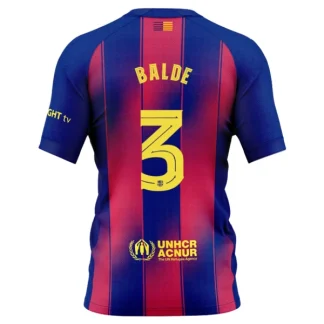FC Barcelona Herr Hemmatröja 2025/26 – Alejandro Balde 3 – Kortärmad Fotbollströja