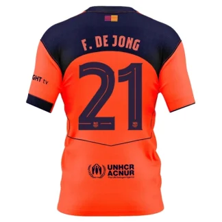 FC Barcelona Herr Tredjetröja 2025/26 – Frenkie de Jong 21 – Kortärmad Fotbollströja