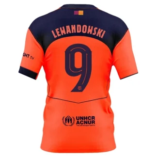 FC Barcelona Herr Tredjetröja 2025/26 – Robert Lewandowski 9 – Kortärmad Fotbollströja