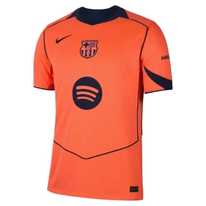FC Barcelona Tredjetröja 2025/26 Herr Kortärmad Fotbollströja