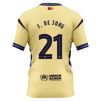 FC Barcelona x Kobe Bryant 2025/26 Herr Bortatröja – Frenkie de Jong 21 – Kortärmad Fotbollströja