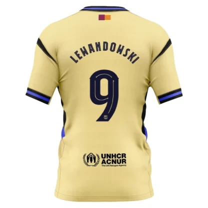 FC Barcelona x Kobe Bryant 2025/26 Herr Bortatröja – Robert Lewandowski 9 – Kortärmad Fotbollströja