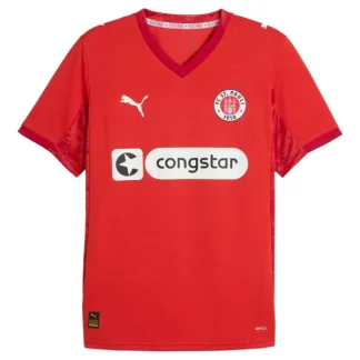 FC St. Pauli Fjärdetröja 2025/26 Herr Kortärmad Fotbollströja