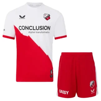 FC Utrecht Barn Hemmaställ 2025/26 – Kortärmad Fotbollsställ med Shorts
