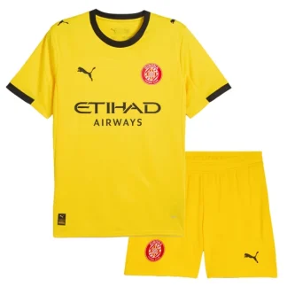 Girona FC Barn Bortaställ 2025/26 – Kortärmad Fotbollsställ med Shorts