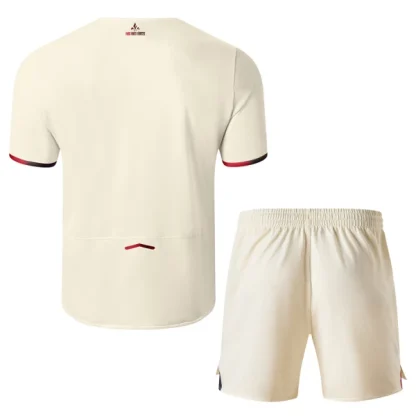 LOSC Lille Barn Bortaställ 2025/26 – Kortärmad Fotbollsställ med Shorts-1