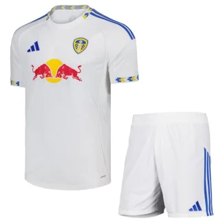 Leeds United Barn Hemmaställ 2025/26 – Kortärmad Fotbollsställ med Shorts