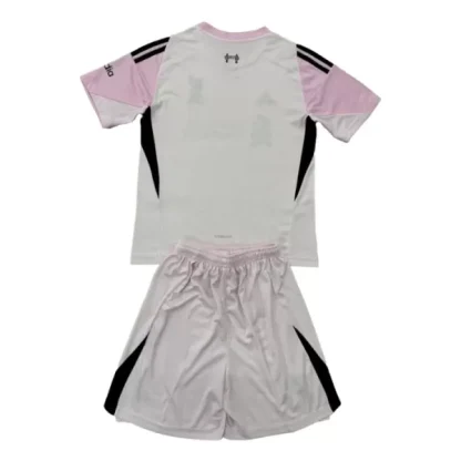Liverpool Barn Målvaktsställ Rosa 2025-26 – Kortärmad Fotbollströja + Shorts-1