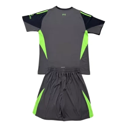 Liverpool Barn Målvaktsställ Svart 2025-26 – Kortärmad Fotbollströja + Shorts-1