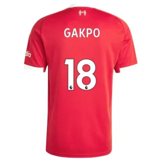 Liverpool Herr Hemmatröja 2025/26 – Cody Gakpo 18 – Kortärmad Fotbollströja