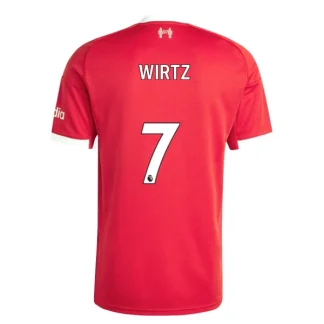 Liverpool Herr Hemmatröja 2025/26 – Florian Wirtz 7 – Kortärmad Fotbollströja