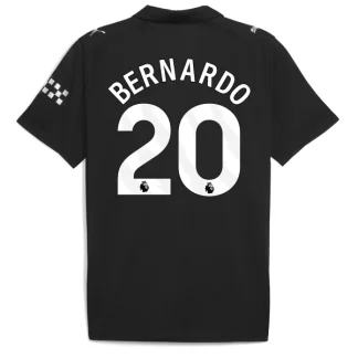 Manchester City Herr Bortatröja 2025/26 – Bernardo Silva 20 – Kortärmad Fotbollströja