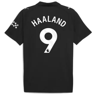 Manchester City Herr Bortatröja 2025/26 – Erling Haaland 9 – Kortärmad Fotbollströja