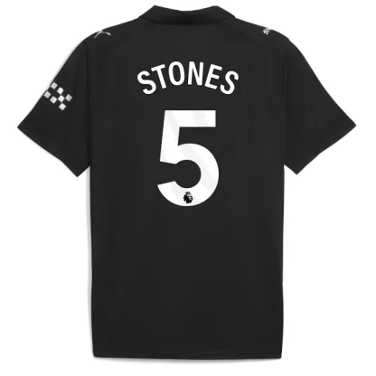 Manchester City Herr Bortatröja 2025/26 – John Stones 5 – Kortärmad Fotbollströja