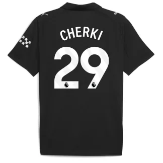 Manchester City Herr Bortatröja 2025/26 – Rayan Cherki 29 – Kortärmad Fotbollströja