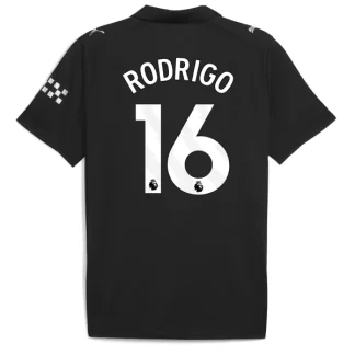 Manchester City Herr Bortatröja 2025/26 – Rodrigo 16 – Kortärmad Fotbollströja