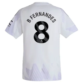 Manchester United Herr Bortatröja 2025/26 – Bruno Fernandes 8 – Kortärmad Fotbollströja