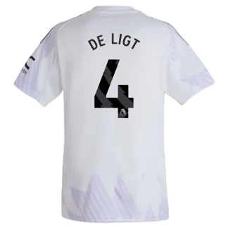 Manchester United Herr Bortatröja 2025/26 – Matthijs de Ligt 4 – Kortärmad Fotbollströja