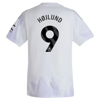 Manchester United Herr Bortatröja 2025/26 – Rasmus Højlund 9 – Kortärmad Fotbollströja