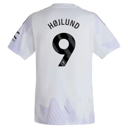 Manchester United Herr Bortatröja 2025/26 – Rasmus Højlund 9 – Kortärmad Fotbollströja
