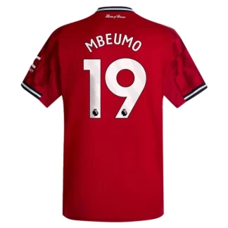 Manchester United Herr Hemmatröja 2025/26 – Bryan Mbeumo 19 – Kortärmad Fotbollströja