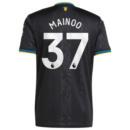 Manchester United Herr Tredjetröja 2025/26 – Kobbie Mainoo 37 – Kortärmad Fotbollströja