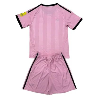 Newcastle United Barn Målvaktströja 2025/26 Rosa – Kortärmad Fotbollströja + Shorts-1