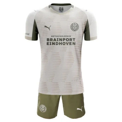 PSV Eindhoven Barn Tredjeställ 2025/26 – Kortärmad Fotbollströja + Shorts