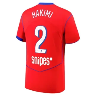 Paris Saint-Germain Herr Tredjetröja 2025/26 – Achraf Hakimi 2 – Kortärmad Fotbollströja