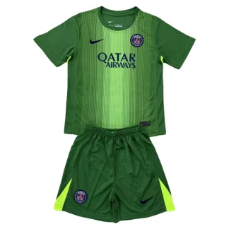 Paris Saint-Germain Målvaktsställ Barn 2025/26 – Kortärmad Fotbollströja + Shorts