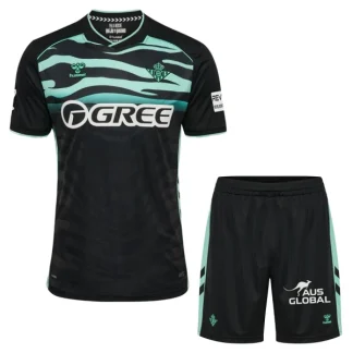 Real Betis Barn Tredjeställ 2025/26 – Kortärmad Fotbollsställ med Shorts