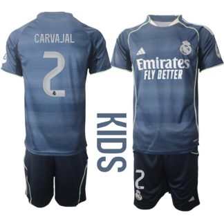 Real Madrid Bortaställ Barn 2025/26 – Daniel Carvajal 2 –Kortärmad Fotbollströja + Shorts