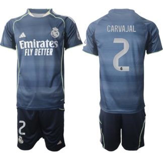 Real Madrid Bortaställ Herr 2025/26 – Daniel Carvajal 2 – Kortärmad Fotbollströja + Shorts