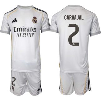 Real Madrid Hemmaställ Herr 2025/26 – Daniel Carvajal 2 – Kortärmad Fotbollströja + Shorts