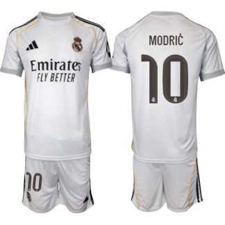 Real Madrid Hemmaställ Herr 2025/26 – Luka Modrić 10 – Kortärmad Fotbollströja + Shorts