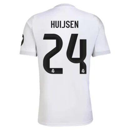 Real Madrid Herr Hemmatröja 2025/26 – Dean Huijsen 24 – Kortärmad Fotbollströja