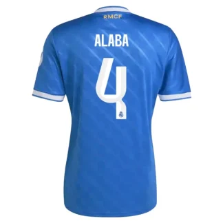 Real Madrid Herr Tredjetröja 2025/26 – David Alaba 4 – Kortärmad Fotbollströja