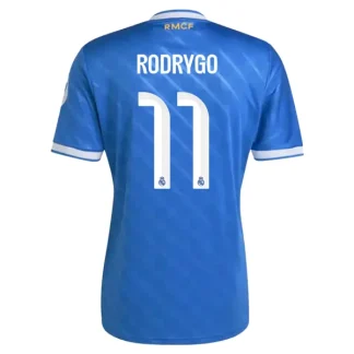 Real Madrid Herr Tredjetröja 2025/26 – Rodrygo 11 – Kortärmad Fotbollströja