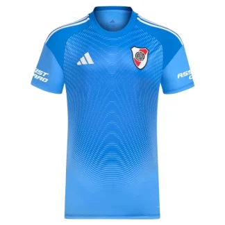 River Plate Herr Målvaktströja 2025-26 Blå Kortärmad Fotbollströja