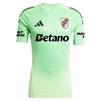 River Plate Herr Målvaktströja 2025-26 Grön Kortärmad Fotbollströja