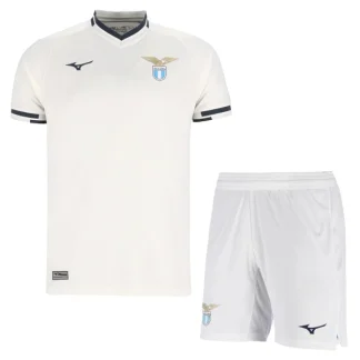 SS Lazio Barn Bortaställ 2025/26 – Kortärmad Fotbollsställ med Shorts