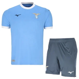 SS Lazio Barn Hemmaställ 2025/26 – Kortärmad Fotbollsställ med Shorts